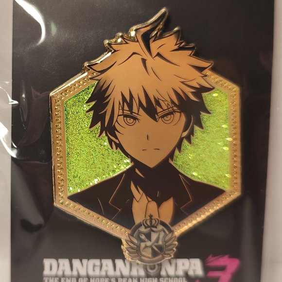 Makoto Naegi Official Danganronpa Collectible Brooch - Picture 1 of 3